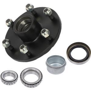 GXYWADY 6 on 5.5 inch Trailer Hub Kit Replacement for 3500 lbs 84 Spindle
With Trailer Bearing Kit L68149 Inner Bearing L44649 Outer Bearing