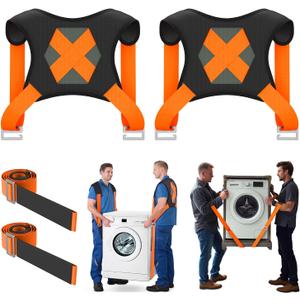 Lifting Moving Straps for Heavy Furniture: 2-Person Lifting & Moving System - Moving Furniture, Appliances, and Heavy Objects as Easily and Safely as Professional Personnel