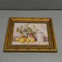 Floating Framed Vintage Kitchen Wall Art, Yellow Lemon Still Life Wall Decor Oil Paintings, Rustic Farmhouse Artwork Canvas Posters Prints Pictures for Living Room Bedroom Home Decor 8x10 Inch