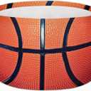 Pardick Large Round Storage Basket Sport Ball Basketball Collapsible Circle Storage Bin Laundry Hamper With Handle for Kids Toy Blanket Dirty Clothes Towel Living Room Nursery Storage Organizer (A02: Basketball Funny)