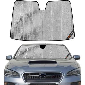 Pigenius Windshield Sunshade for Subaru WRX/WRX STI 2015-2021, XV Crosstrek 2013-2015, Crosstrek 2016-2017, Impreza 2012-2016. Without Eyesight Driver Assist- AstraGuard