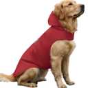 Dog Raincoat Reflective Adjustable Hooded Pet Rain Jacket Poncho with Leash Hole for Dogs S-5XL