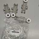 4 Pack 8268743 Dishwasher Upper Rack Wheel Replacement Part Compatible with Whirlpool Kenmore KitchenAid Dishwashers - Replaces WP8268743 AP6012252 PS11745459