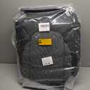 Front Car Seat Covers Fit for Jeep Liberty 2002-2012 Faux Leather Seat Covers Waterproof Seat Cushion Protector Compatible Airbag (2 Seats,Black&Dark Grey)