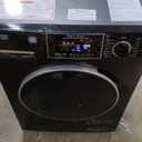 Equator 24" Original 110V Ventless Compact Combo Washer Dryer 1.6 cu.ft./15 lbs FULLY BUILT-IN 1400 rpm in Black