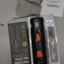 Dog Nail Grinder with 2 LED Lights Powerful 2 Speeds Super Quiet Dog Nail Trimmers with 3 Grinding Wheels Rechargeable Pet Dog Nail Clippers for Large Medium Puppy Dogs Dog Nail File Cat Nail Clipper (Black)