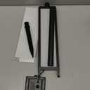 Solar Illuminated LED Lighted Address Sign, House Numbers for Outside Yard Home, Numbers Plaque Outdoor Waterproof, Black