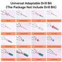 Makartt Nail Drill Handpiece for Up200 Machine:Professional Electric File Remove Gel Polish Poly Nail Gel Black B-05 Removing for Removing Acrylic Nail Polish Acrylic Nail Tools Black