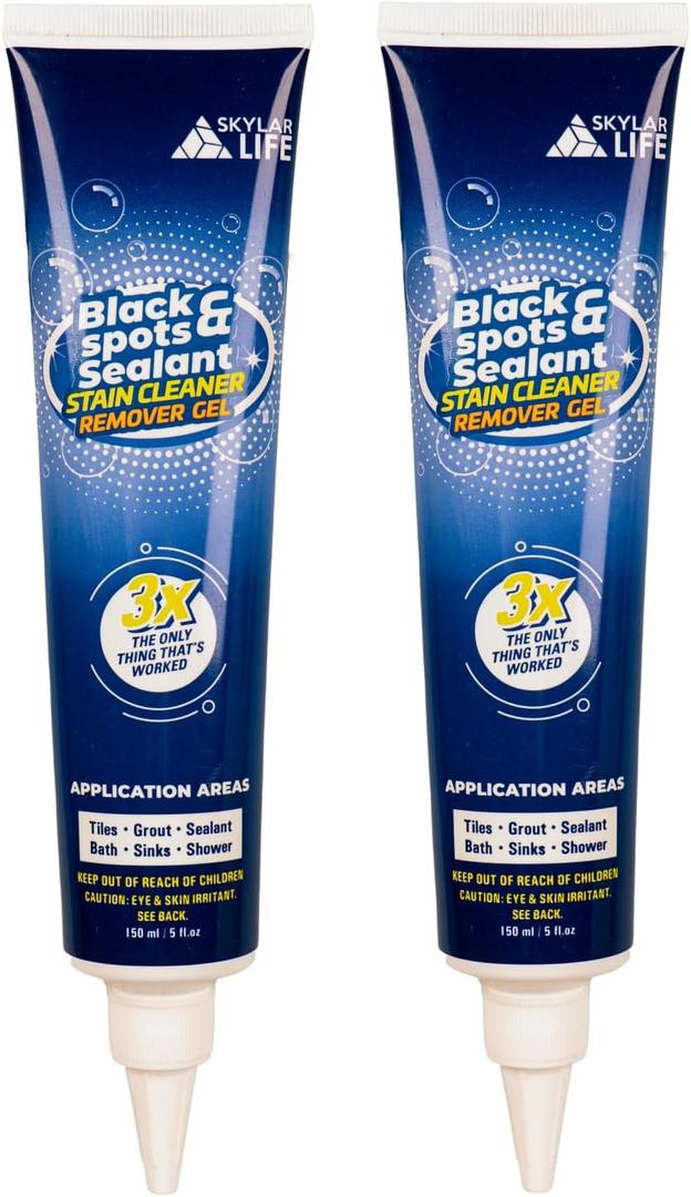 SKYLAR LIFE Home Grout Stain and Sealant Stain Whitener for Tiles Grout Sealant Bath Sinks Showers (2-Pack)