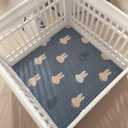 Dog Playpen Urine Pad Dog Pee Pads Puppy Pads, [PLAYPEN NOT Included] Reusable Puppy Training Mat,Large Pet Pee Mats,Waterproof Pet Mats for Dogs Bed Mat,Super Absorbing Whelping(Blue) (Fits 36" x 4 Panels Dog Playpen)