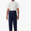 French Toast Boys Pull-on Relaxed Fit School Uniform Pant (Standard & Husky), Navy Slim 14