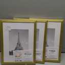 upsimples 9x12 Picture Frame, Display Pictures 6x8 with Mat or 9 x 12 Without, Wall Hanging Photo Frames, Gold, 1 Pack
