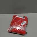 HOCILLE Women's Sexy V Neck Backless Bodycon Spaghetti Strap Elegant Ruffle Maxi Cocktail Party Dresses, Small, Red