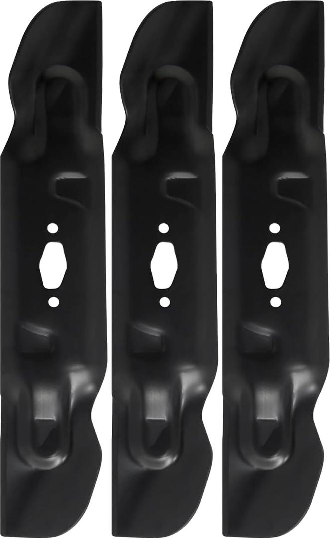 3 x 3 Pack High-Lift Mower Blades for XT1-GT54, XT1-ST54, ZT1-54, ZT2-54 Mowers with a 54-inch Cutting Deck, Replaces Cub Cadet Craftsman 742P05086 742-05086 CMXGZAM110194