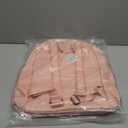 Olikraft Travel Crochet Bag Organizer Backpack - Crochet Yarn Bag, Knitting Bags and Totes, Yarn Bags for Crocheting on the Go (Pink)