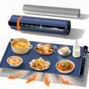 Food Warming Mat with Heat-Resistant Pad, 26X15 Inch, 6 Temperature & 6 Timer Settings, Child Lock Safety,Food Warmer Chafing Dishes for Buffet,Gatherings,Parties,Everyday Use
