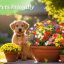 Artificial Flowers for Outdoors, UV Resistant Fake Outdoor Flower, Realistic Fake Wild Flowers No Fade Faux Outside Decoration for Planter Beds, Window Box, Garden Pots, Porch, Vase (18P)