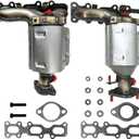 674-255 674-256 Front Left & Right Catalytic Converters Compatible with 2013-2019 Ford Explorer FLEX Taurus Police Interceptor 3.5L/3.7L 2013-2016 Lincoln MKS MKZ Replace 19516, 19517