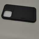 Nvollnoe for iPhone 13 Pro Case with Card Holder Heavy Duty Protective Dual Layer Shockproof Hidden Card Slot Slim Wallet Case for iPhone 13 Pro for Men&Women(Black) (Black-Standard Storage)