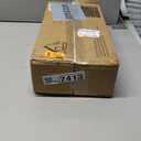 QEEIG Bathroom Floating Shelves for Wall - 15.7" Wall Mounted Shelf Over Toilet Farmhouse Home Decor Display Bookshelf Small 15.7 x 6.7 inch Set of 2, Rustic Brown (008-40BN)