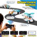 12in1 Technique Car Building Blocks Set, Remote & APP Control Robot/Car/Plane/Jeep/Motorcycle/Fighter, Stem Kits for Kids Age 8-10, Engineering Building Toys, Birthday Xmas Gifts for Boys Girls 8-12