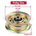 GELASKA 177968 Idler Pulley Replaces Craftsman 193197, 532177968, 532193197 for Husqvarna Z254 Z248F YTH18542 YTH2348 YTH24V48 YTH22V46, Yth20K46 YTH24K48 YTH21K46 YTA22V46 RZ5426 Mowers