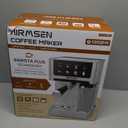 AIRMSEN 20 Bar Espresso Machine with Automatic Milk Frother, Cappuccino & Latte Coffee Maker with Quick Brew Dual Boiler (1350W + 1000W), Stainless Steel, 60oz Water Tank, Touchscreen