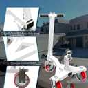 Heavy Duty Trailer Dolly, 3500 lb Tongue Weight Trailer Mover Dolly with 2 inch Ball, Angle Adjustable, Suitable for RV Boat Motorcycle Jet Ski