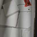 47.2'' Double Cat Litter Box Enclosure, Hidden Cat Litter Box Furniture with Scratching Board and Dangling Ball, for 2 Cats, White and Walnut MMW02WL