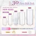 30pcs 11.8Inch Large Size Glass Vase Cylinder for Centerpieces Small Flower Glass Clear Home Decor Centerpiece Table Flower Vase Decorations for WeddingHoliday 6,7.9,10,10,11.8Inch Tall