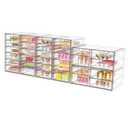 Acrylic Makeup Organizer with 6 Pack Clear Storage Drawers, Bathroom 31 Drawers