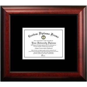 Satin Mahogany 6 x 8 Document Frame
