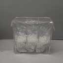 VASERDDY Acrylic Makeup Organizer, Clear Cosmetic Brush Storage Box With 3 Brush Holders, with Dust Cover, Large-capacity Split Design can Quickly Organize the Desktop (with 3 bags of white pearls)