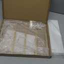 Mkono 4-Tier Earring Holder Organizer Stands Gold Metal Jewelry Display Rack for Hanging 74 Pairs of Earrings and Ear Studs, Gifts for Women and Girls