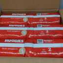 Huggies Size 2 Diapers, Little Snugglers Baby Diapers, Size 2 (12-18 lbs), 180 Ct (3 packs of 60), Packaging May Vary