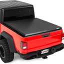 CAPSER Jeep Gladiator 5FT Soft Tri-fold Tonneau Cover Compatible with 2020-2025 Jeep Gladiator Fleetside 5FT 60.3Inch Truck Bed