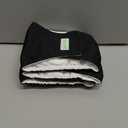 wegreeco Washable Dog Diapers - Washable Male Dog Belly Wrap - Pack of 3 - (Black, X-Small)