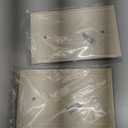 2-Pack Classic Beadboard Single Blank Wall Plate, Durable Natural Bamboo Fiber Wall Plate Cover,Pure White 1 Gang Wall Plate for Unused Outlets/Switches, Corrosion Resistant