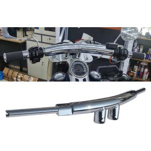 4" Rise 2" tube T bar Handle Bar fit for Harley Softail Breakout FXSB FLSTC FLSTN FLSTFB FLS 1993-2021 Chrome