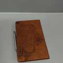 Amazon Kindle Fire HD 8 8th/7th/6th Generation Case 2016/2017/2018,Embossed Peacock Flower Pattern PU Leather Folio Wallet Shockproof Cover with Pencil Holder Elastic Band - Brown