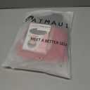 Fatmuai Short Curly Mens Red Beanie Halloween Costume Reallistic Cosplay and Performance Hair Wig with Black Mustache