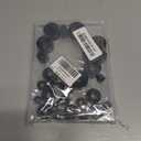 30 PCS Rubber Spacer 5 Sizes Black Non-Slip Thick Grommets Vibration Isolation Round Rubber Flat Washers Spacers Washers for Home and Car Accessories