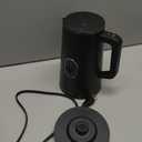 1.5L Electric Kettle Stainless Steel, Double Wall Cool Touch Teapot, Fast Boil,5 Temperature Control, LED Display, Auto Shut-Off,Keep Warm Function,Black