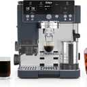 Ninja Luxe Café Premier 3-in-1 Espresso Machine, Drip Coffee, & Rapid Cold Brew | Built-in Coffee Grinder, Hands-Free Milk Frother, Assisted Tamper for Cappuccinos & Lattes | Cyberspace | ES601CY