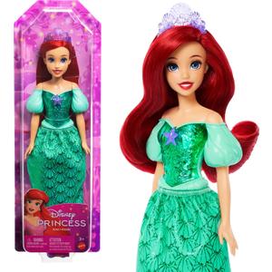 Mattel Disney Princess Ariel Doll in Sparkling Fashion with Removable Skirt, Tiara and Shoes, Posable & Collectible, Inspired by the Little Mermaid