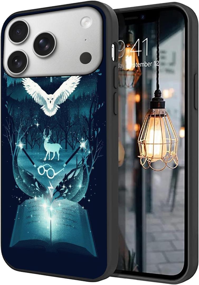 Compatible with Fashion iPhone 17 Pro Max Case, Protective Shockproof Scratch Resistant Soft TPU Case(Harry-Magic-10) (Pattern-8)