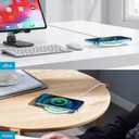 15W Fast Wireless Charging Pad Charger Mat for Samsung Galaxy S25 Ultra S25 Plus S25 S24 S23 Ultra, iPhone 16 Pro Max 15 Pro Max, Wireless Phone Charger Station for Pixel 9/9 Pro XL/8a/8 Pro/8/7 Pro