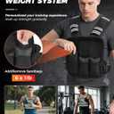 BAGAIL Adjustable Weighted Vest, 4-10lb/12-18lb/20-32lb Rucking Vest for Women & Men with 6 Weights & Large Pocket, Weight Vest for Home Workouts, Running, Walking and Strength Training (Green Camo)