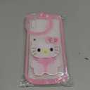for iPhone Xs Max Kawaii Cartoon Cute Pink Phone Case with Mirror