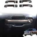 CHEAYAR ABS Car Exterior Door Handle Cover Trim for 2007-2016 Toyota Tundra Crew Max 2008-2015 8pcs/Set (Outer handle decoration)